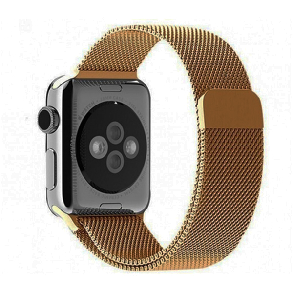 Ремінець для Apple Watch 38mm/40mm Milanese Loop Watch Band Vintage Gold