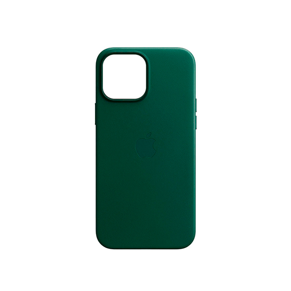 Чехол Leather Case для iPhone 13 Pro with MagSafe Military Green