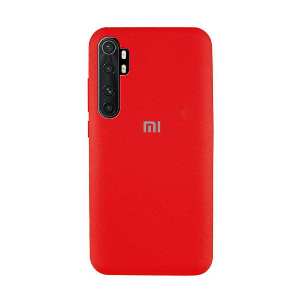 Чехол Original Soft Touch Case for Xiaomi Mi Note 10 Lite Red