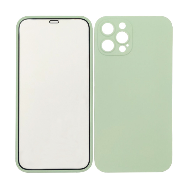 Чехол Sigma 360 Full Body Protection Back Case + Glass для iPhone 12  Pro Green