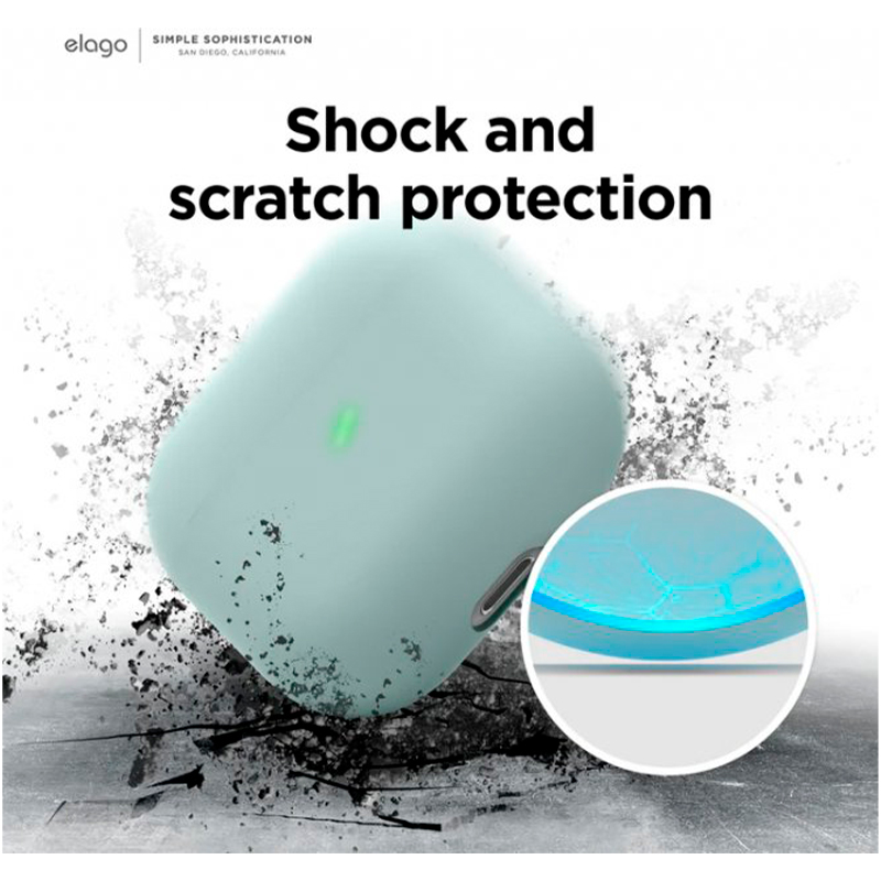 Футляр для наушников Elago Liquid Hybrid Case for Airpods 3rd Gen Mint (EAP3RH-MT)