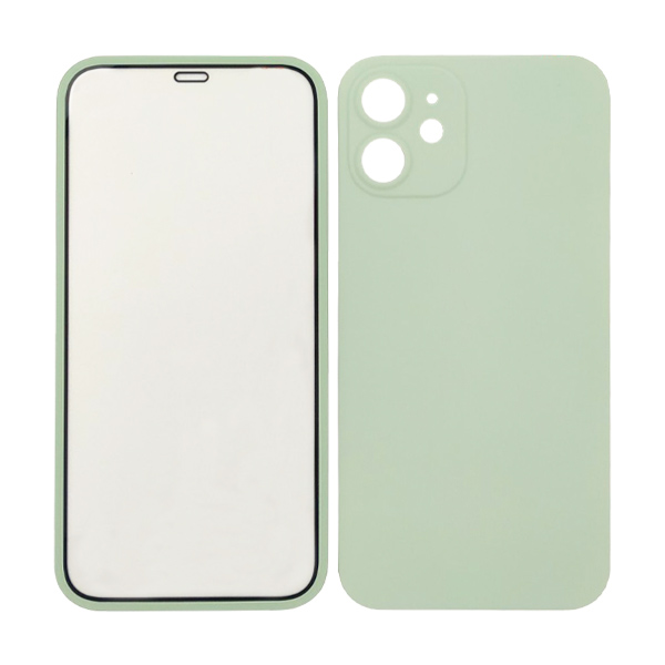 Чехол Sigma 360 Full Body Protection Back Case + Glass для iPhone 12 Mini Green