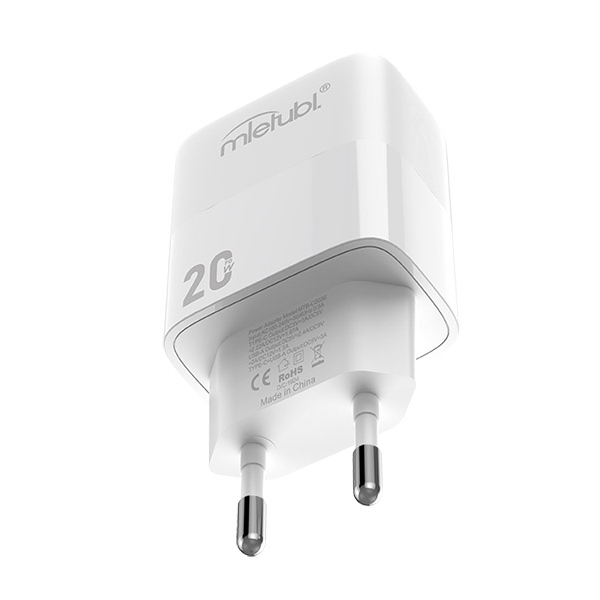 МЗП MIetubl MTB-CS03E USB-C + QC3.0 20W White