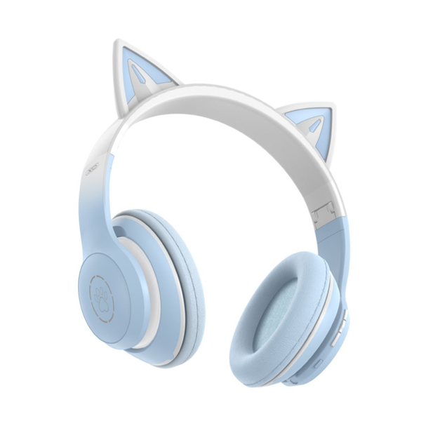 Bluetooth Наушники XO BE38 Cats Ear Blue