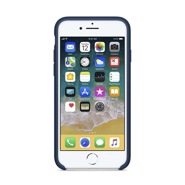 Чехол Soft Touch для Apple iPhone 8/SE 2020 Navy Blue