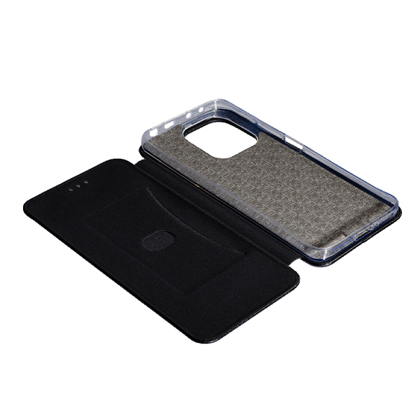 Чохол книжка Kira Slim Shell для Xiaomi Redmi Note13 4G Black Perforation NEW