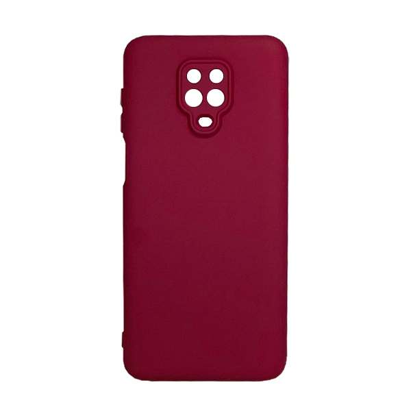 Чохол Original Soft Touch Case for Xiaomi Redmi Note 9s/Note 9 Pro/Note 9 Pro Max Marsala with Camera Lens