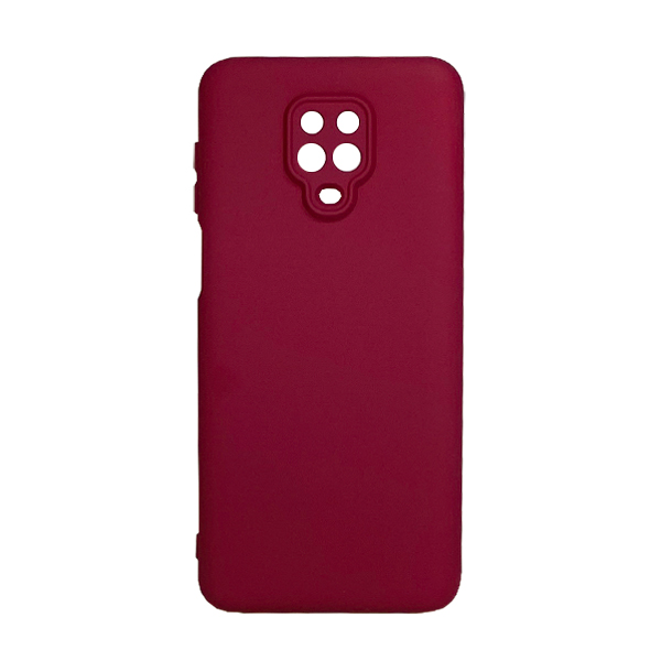 Чехол Original Soft Touch Case for Xiaomi Redmi Note 9s/Note 9 Pro/Note 9 Pro Max Marsala with Camera Lens