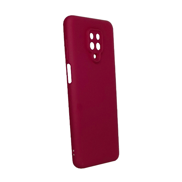 Чохол Original Soft Touch Case for Xiaomi Redmi Note 9s/Note 9 Pro/Note 9 Pro Max Marsala with Camera Lens