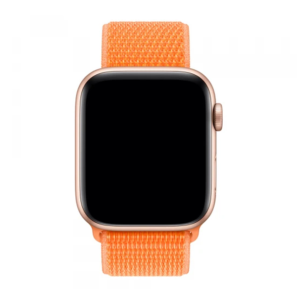 Ремешок для Apple Watch 42mm/44mm Nylon Sport Loop Papaya