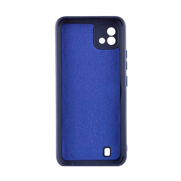Чехол Original Soft Touch Case for Realme C11 2021 Midnight Blue with Camera Lens
