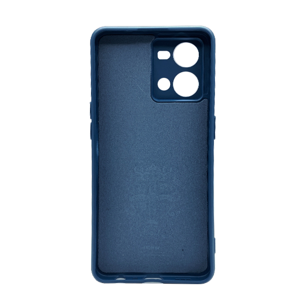 Чохол Original Soft Touch Case for Oppo Reno 7 4G  Dark Blue with Camera Lens