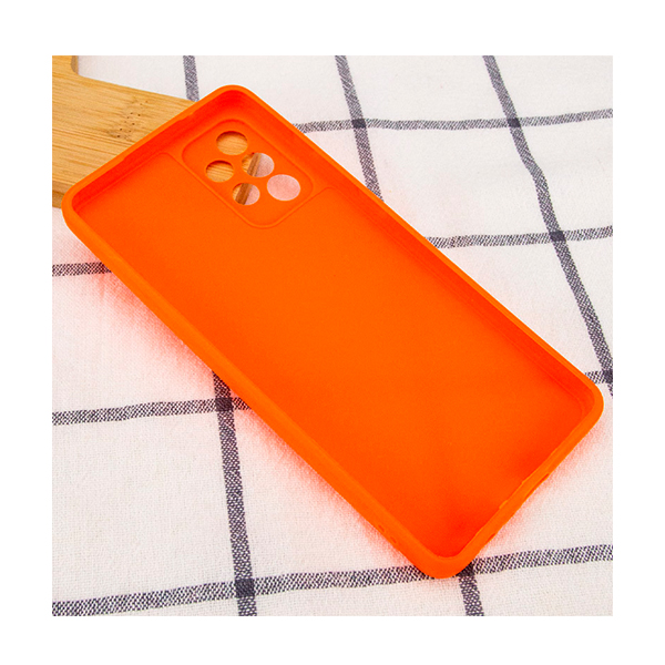 Чохол Original Soft Touch Case for Samsung A52/A525/A52S 5G/A528B Orange with Camera Lens
