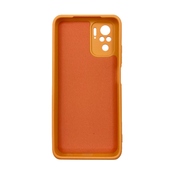 Чехол Original Soft Touch Case for Xiaomi Redmi Note10 Orange Dogs with Camera Lens