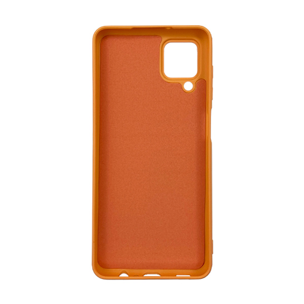Чехол Original Soft Touch Case for Samsung A12-2021/A125/M12-2021 Orange Lazy Cat