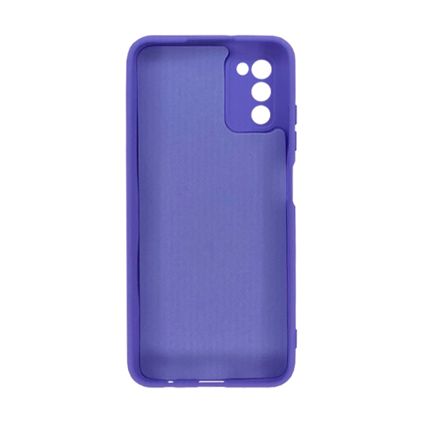 Чехол Original Soft Touch Case for Samsung A03s-2021/A037 Lilac with Camera Lens