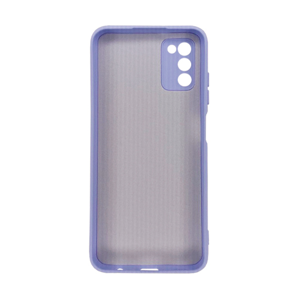 Чехол Original Soft Touch Case for Samsung A03s-2021/A037 Violet with Camera Lens