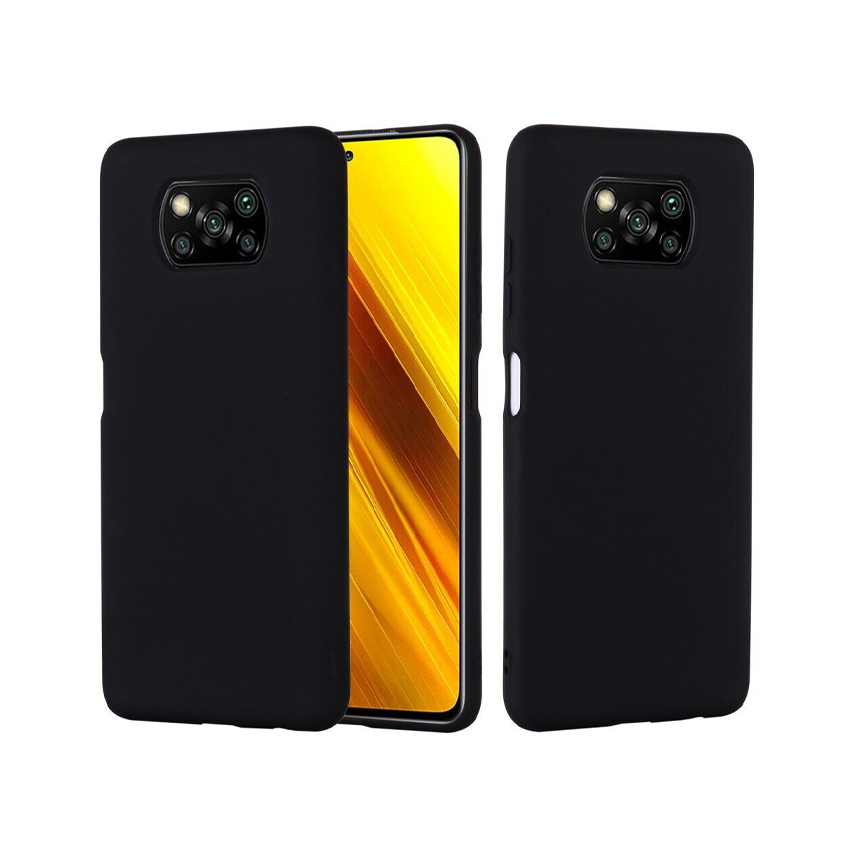 Original Silicon Case Xiaomi Poco X3 Black