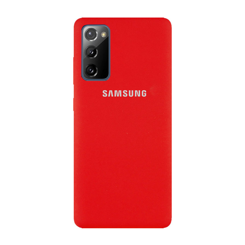 Чехол Original Soft Touch Case for Samsung S20 FE/G780 Red