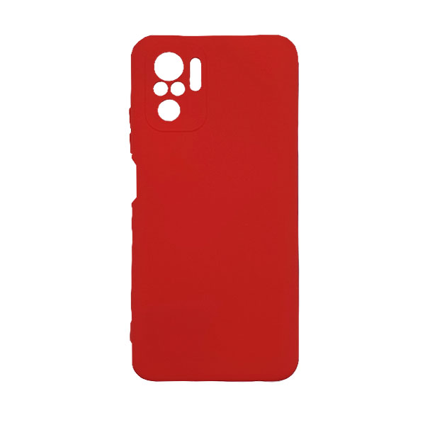 Чехол Original Soft Touch Case for Xiaomi Redmi Note10 Red with Camera Lens