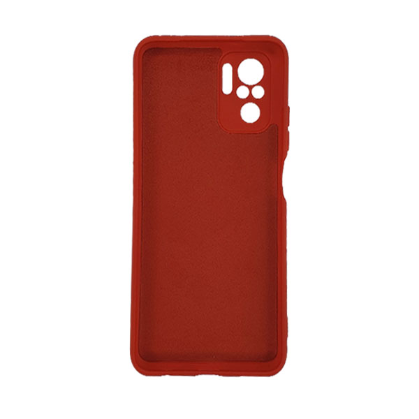 Чехол Original Soft Touch Case for Xiaomi Redmi Note10 Red with Camera Lens