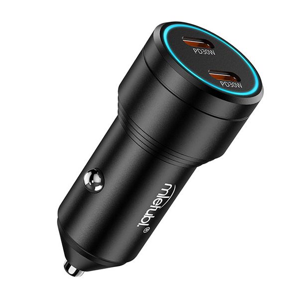 АЗП MIetubl MTB-CC10 USB-C+USB-C 60W Black