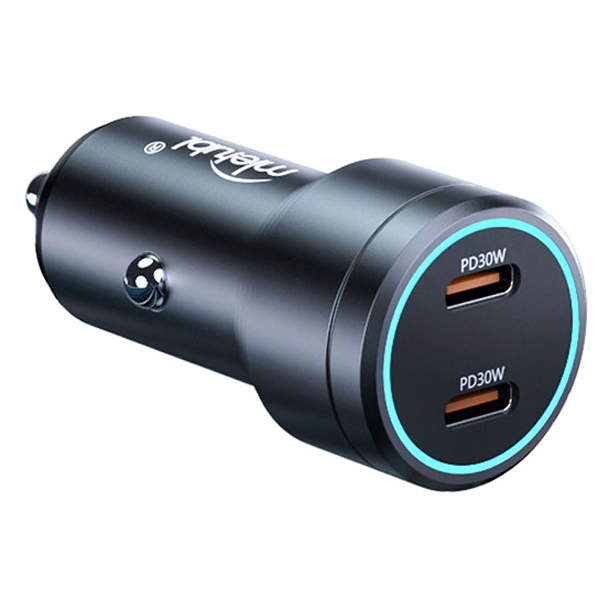 АЗП MIetubl MTB-CC10 USB-C+USB-C 60W Black