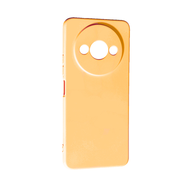 Чехол Original Soft Touch Case for Xiaomi Redmi A3/Poco C61 Peach with Camera Lens