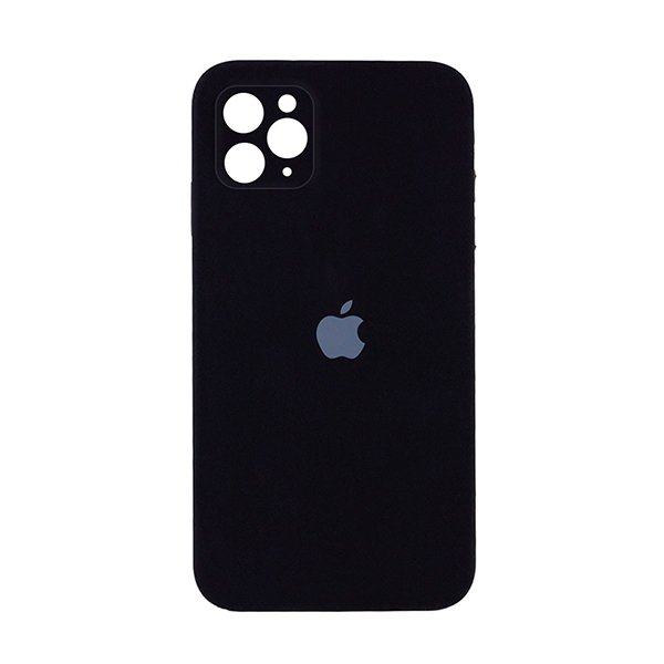 Чехол Original Soft Touch Case for iPhone 12 Pro Max Black with Camera Lens