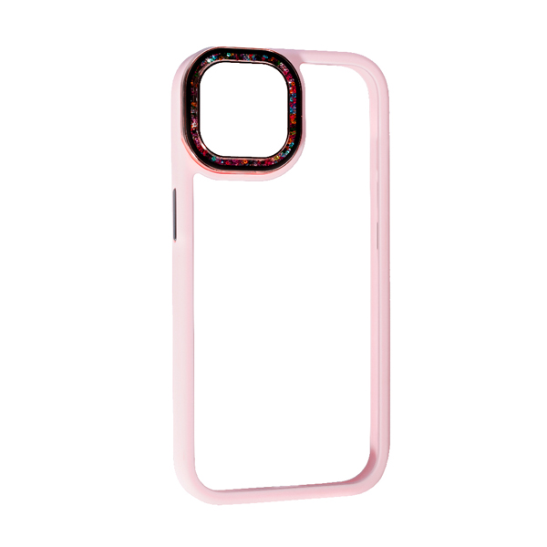 Чохол Swarovski New Case для iPhone 15 Pink Sand