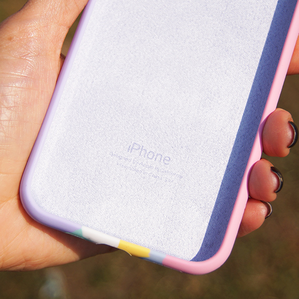 Чохол Silicone Cover Full Rainbow для iPhone 11 Pro Pink/Lilac