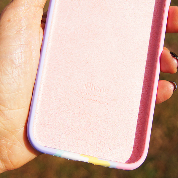 Чехол Silicone Cover Full Rainbow для iPhone XR Pink/Lilac
