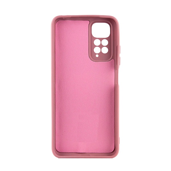 Чехол Original Soft Touch Case for Xiaomi Redmi 10/Note 11 4G Pink with Camera Lens