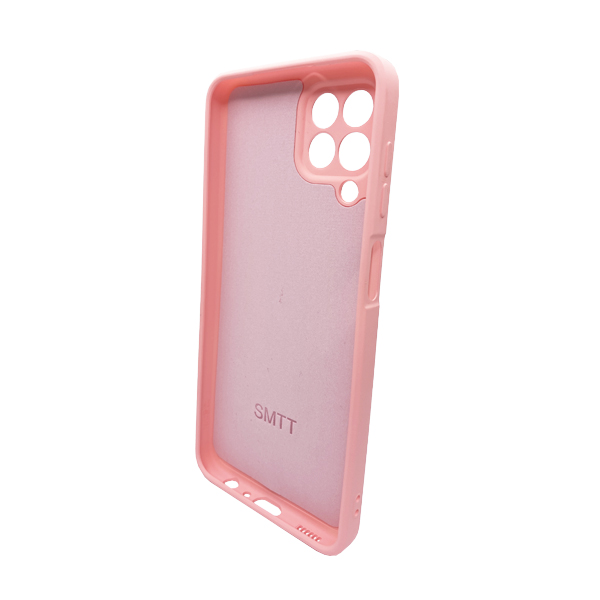 Чехол Original Soft Touch Case for Samsung M33-2022/M336 Pink with Camera Lens