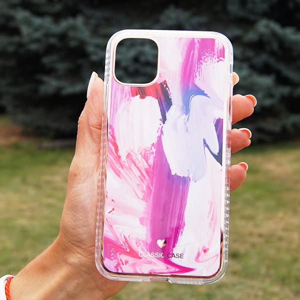 Чехол накладка Color Wave Case для iPhone 11 Pink