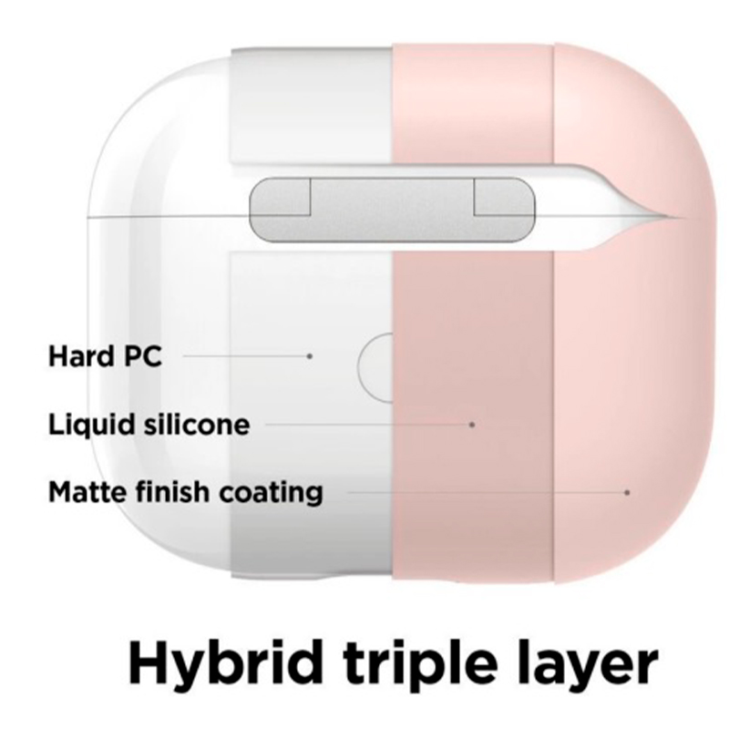 Футляр для навушників Elago Liquid Hybrid Case for Airpods 3rd Gen Lovely Pink (EAP3RH-LPK)