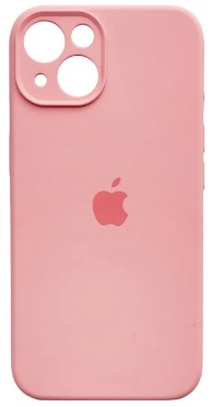 Чехол Soft Touch для Apple iPhone 13/14 Pink with Camera Lens Protection Square