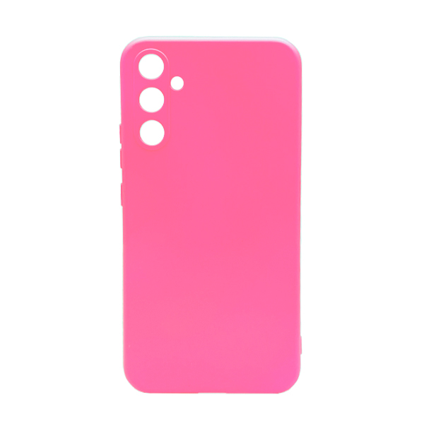 Чехол Original Soft Touch Case for Samsung A14-A145 Pink with Camera Lens