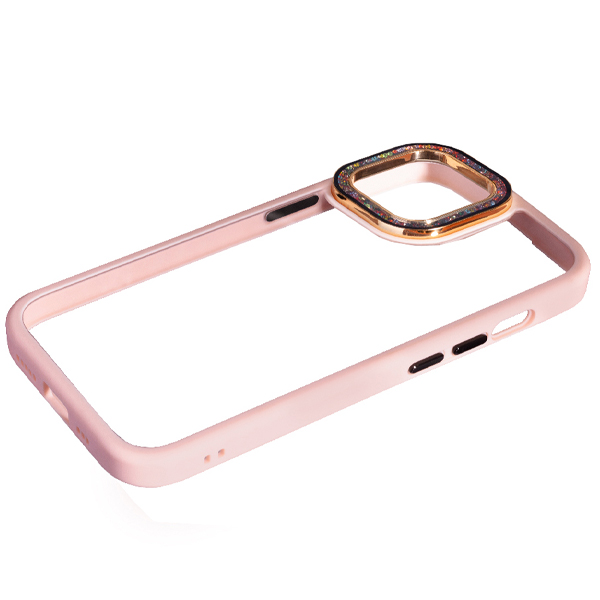 Чохол Swarovski New Case для iPhone 15 Pro Max Pink Sand