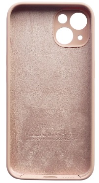 Чехол Soft Touch для Apple iPhone 13/14 Pink Sand with Camera Lens Protection Square