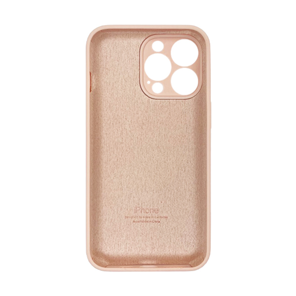 Чехол Soft Touch для Apple iPhone 13 Pro Pink Sand with Camera Lens Protection
