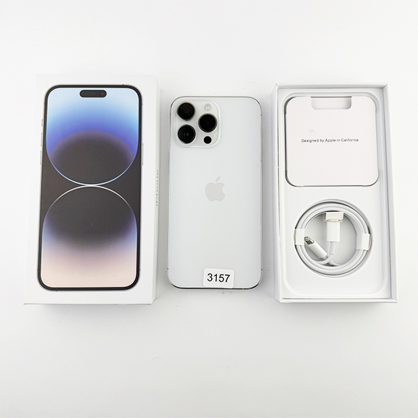 Apple iPhone 14 Pro Max 128GB Silver Б/У №3157 (Стан 8/10)