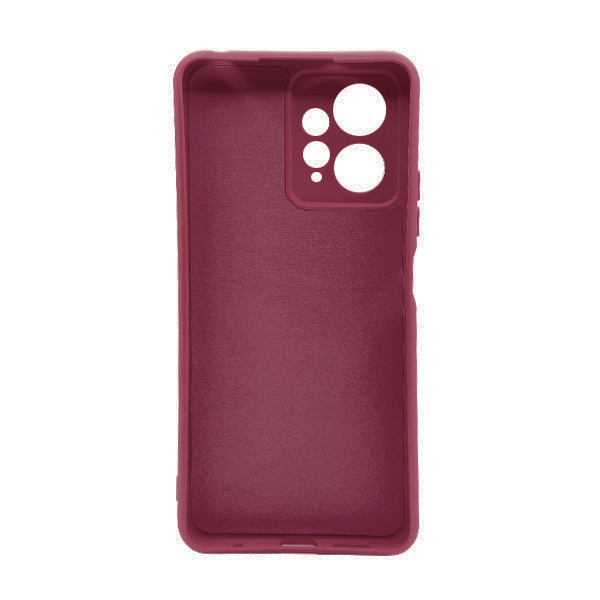 Чохол Original Soft Touch Case for Xiaomi Redmi Note12 4G Plum with Camera Lens