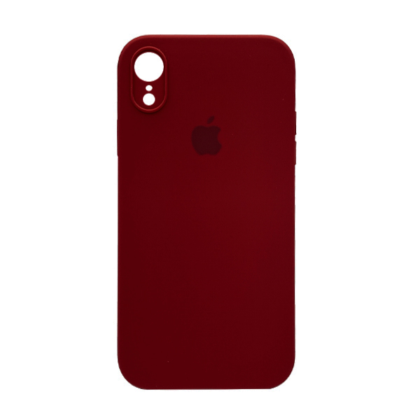 Чохол Soft Touch для Apple iPhone XR Plum with Camera Lens Protection Square