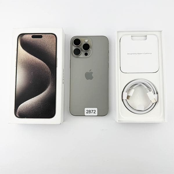 Apple iPhone 15 Pro Max 256GB Natural Titanium Б/У №2872 (Стан 9/10)
