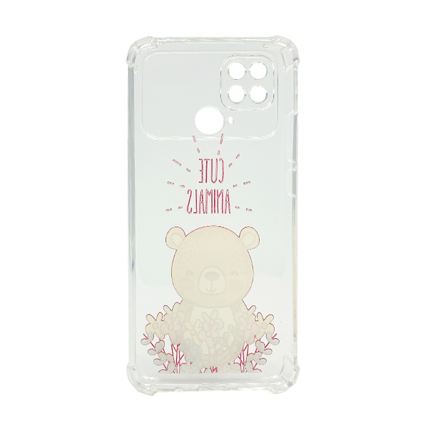 Чохол Wave Cute Case для Xiaomi Redmi 10с/Poco C40 Clear Feel Cute with Camera Lens