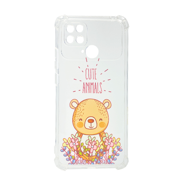 Чохол Wave Cute Case для Xiaomi Redmi 10с/Poco C40 Clear Feel Cute with Camera Lens