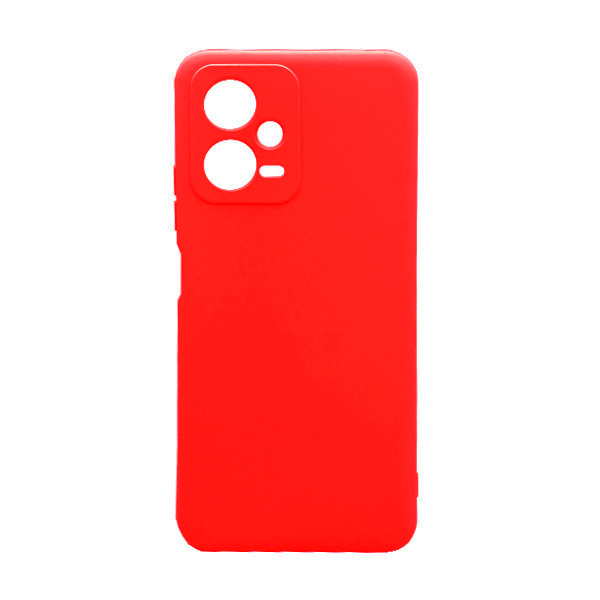 Чехол Original Soft Touch Case for Xiaomi Poco X5 5G Red with Camera Lens