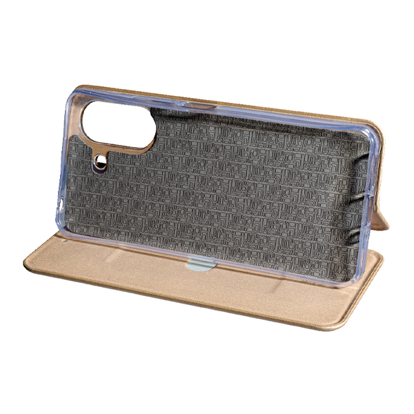 Чехол книжка Kira Slim Shell для Xiaomi Redmi 13C/Poco C65 Gold Perforation NEW