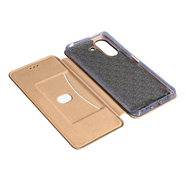 Чехол книжка Kira Slim Shell для Xiaomi Redmi 13C/Poco C65 Gold Perforation NEW